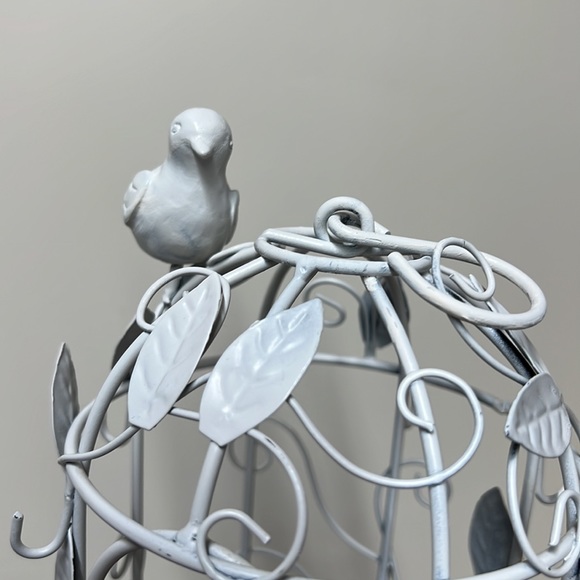White Bird cage jewelry Organizer - Picture 6 of 14